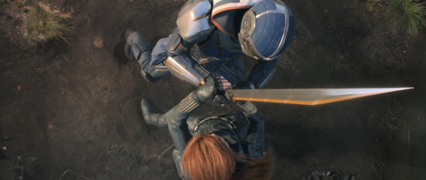 Black Widow (2021) - Taskmaster's (Olga Kurylenko) VFX Sword - Image 4